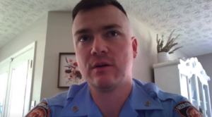 State trooper responding to questions